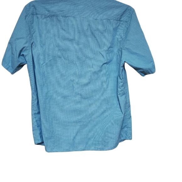 Cigar Box button up mens size xl Micro Checkered Button Up Shirt - Picture 4 of 9